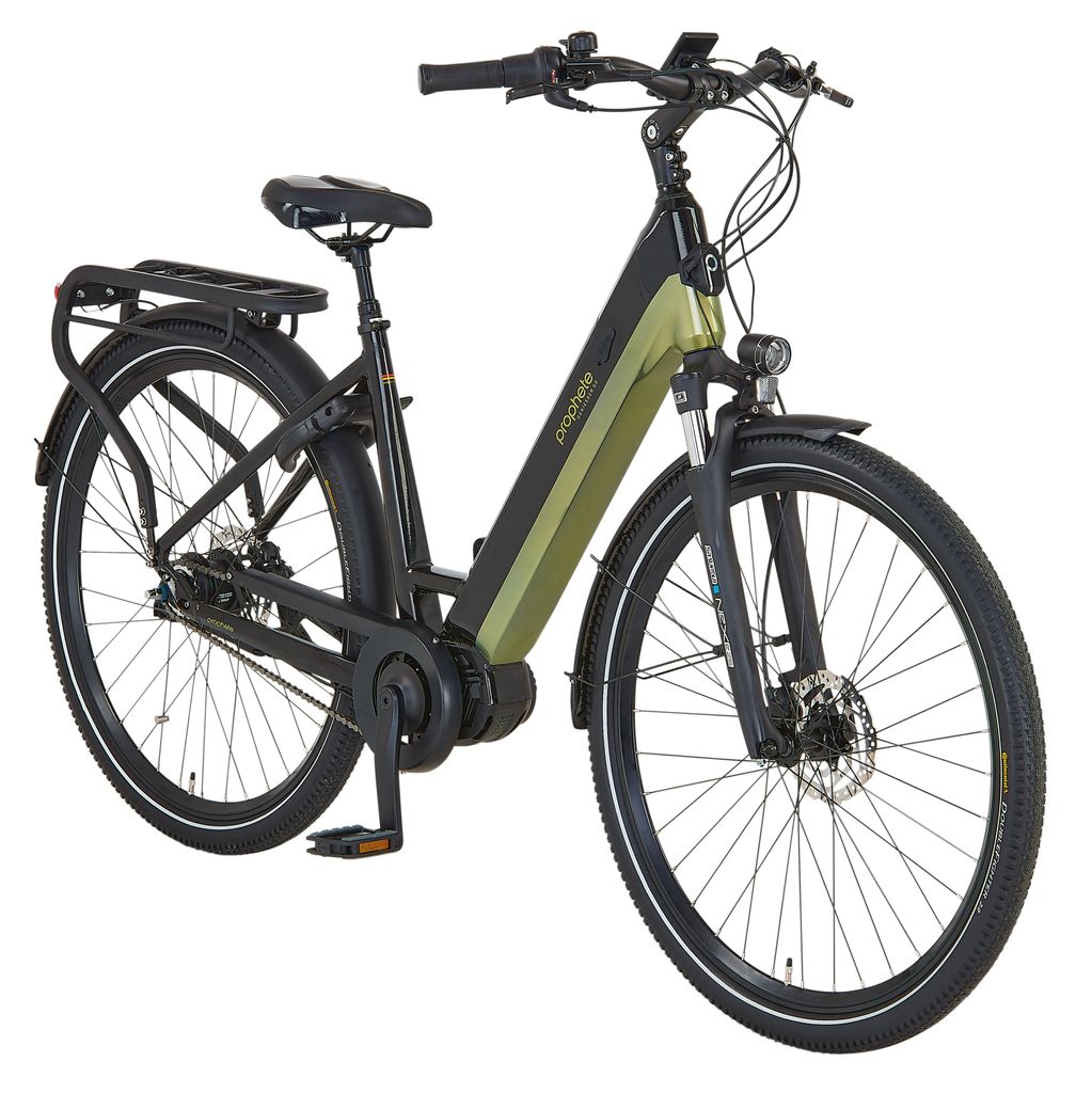 Prophete Geniesser 5.0 Damen City E-Bike 28" – AEG Mittelmotor 250W, 220 km Reichweite, Shimano Nexus 7-Gang, Hydraulische Scheibenbremsen, TFT D...