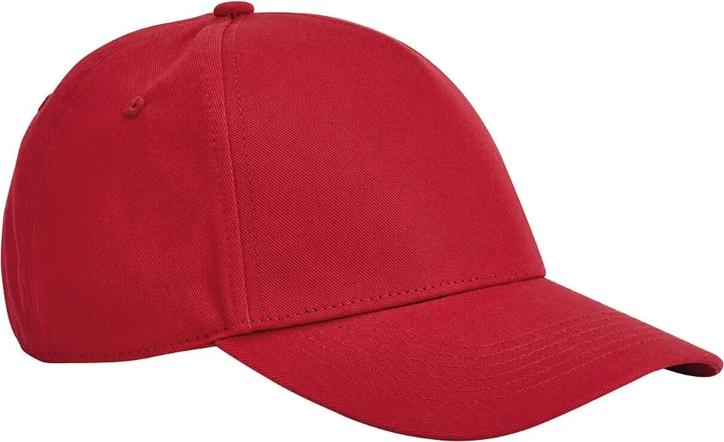 Beechfield RW10294 Cappello Baseball Classic 5 Segmenti Rosso Unisex
