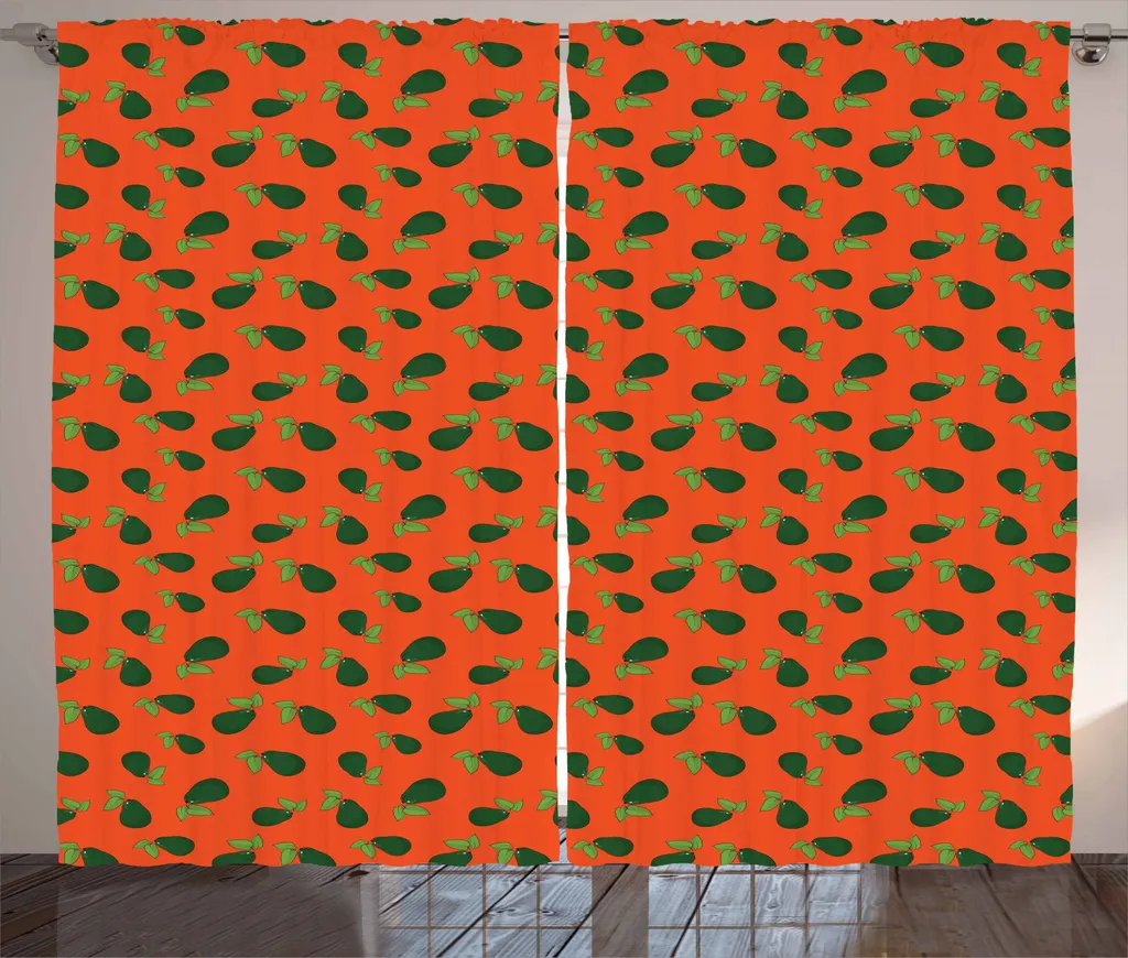 Tenda Avocado ABAKUHAUS 280x245 cm | Stile Rustico e Fumetto per Camera