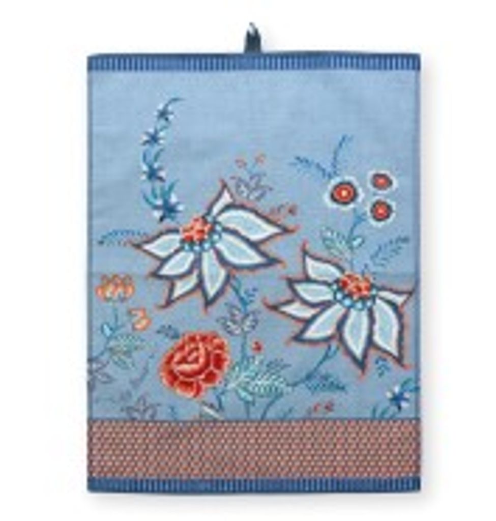 PIP STUDIO Flower Festival Geschirrtuch Blue 50 x 70 cm