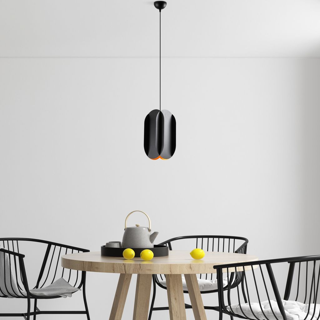 Opviq, Corner - 13783 - Black, Kronleuchter, Schwarz, METALLKÖRPER, 20 x 20 x 40 - 115 cm