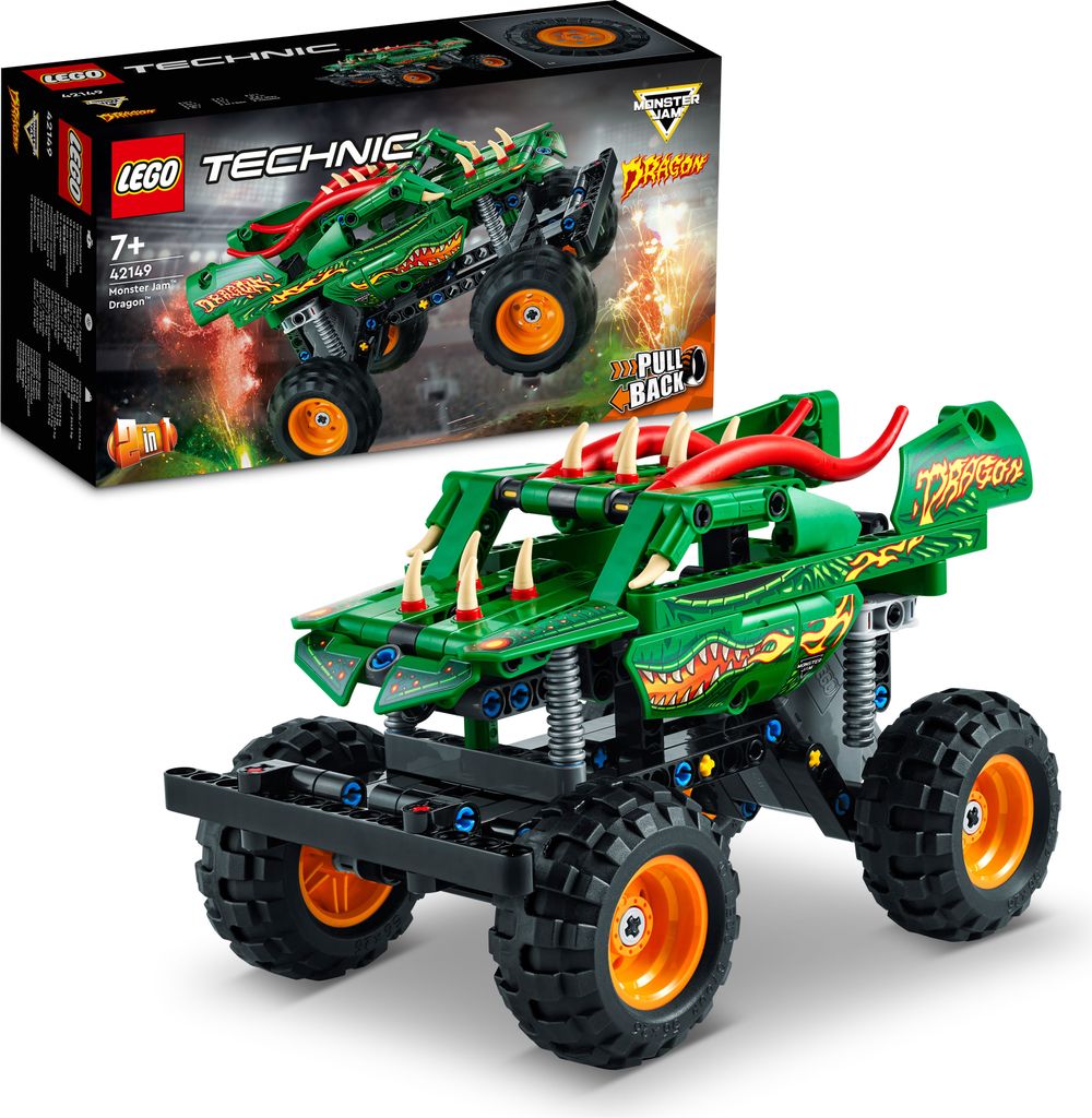 LEGO® 42149 - Technic Monster Jam Dragon (217 pièces) Image du produit 