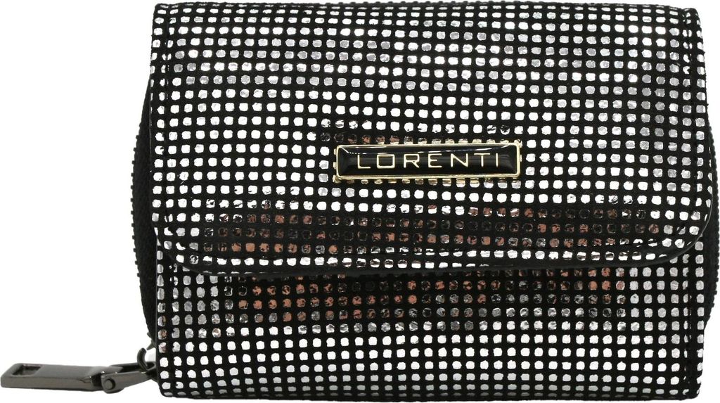 Lorenti Portemonnaie aus Leder für Frauen Fremosilli schwarz One size