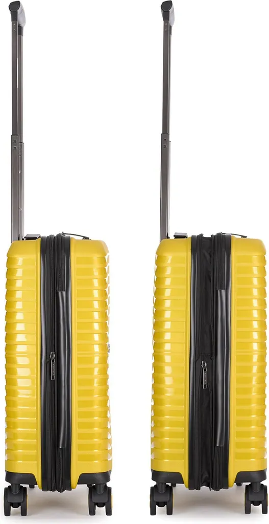 Valise Stratic Bright+ Trolley Expensible Jaune Gold 56cm Rigide - 20