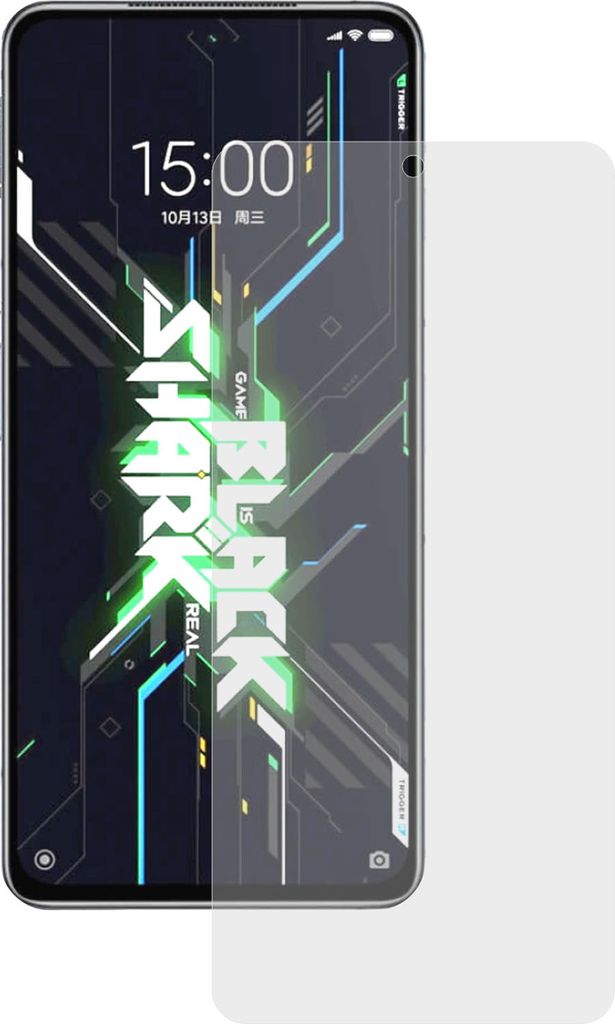 3x Schutzfolie für Xiaomi Black Shark 4S Pro Schutzfolie Antireflex Antibakteriell Antifingerprint