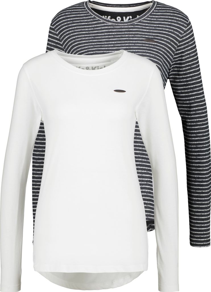 alife and kickin 2 Pack - LeaAK Longsleeve Damen Langarmshirt, Shirt