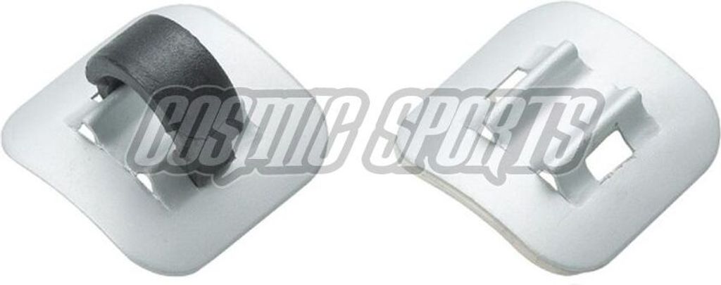 Jagwire DCA060 Alloy Stick-On Cable Guide, silver (50pcs)
