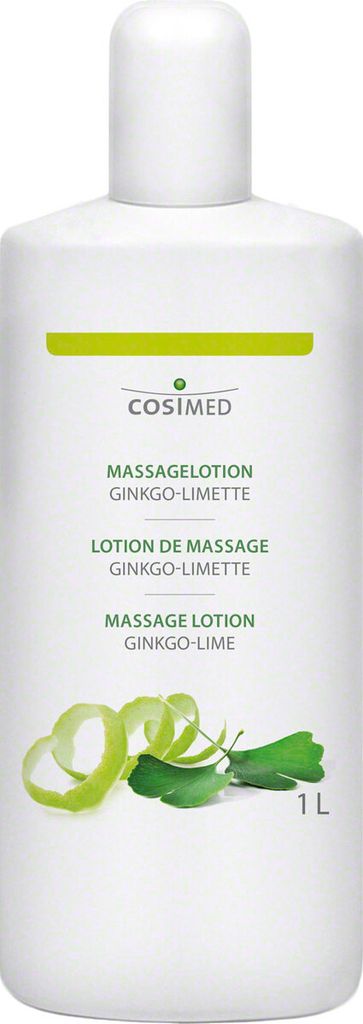 cosiMed Massagelotion Ginkgo-Limette f. Wellness Körperpflege und Entspannung 1l