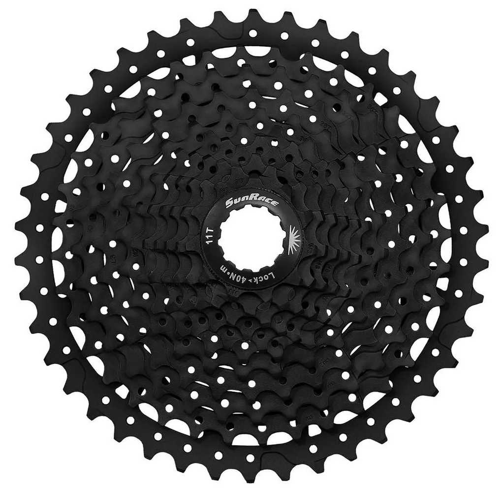 Cassette SunRace CSMS8 11-36T Noir - Légèreté et Fluidité 11V pour le VTT
