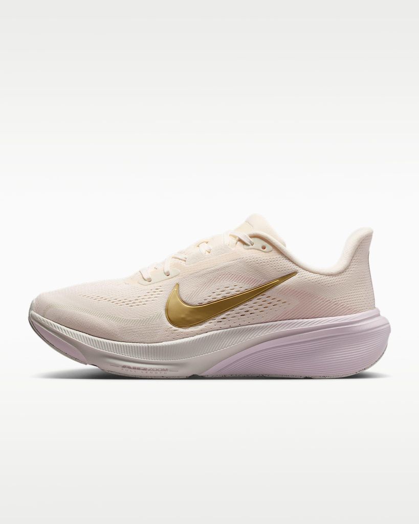 Nike W Air Zoom Pegasus 42 Chalk/Metallic Gold-Spruce Aur Produktbild 