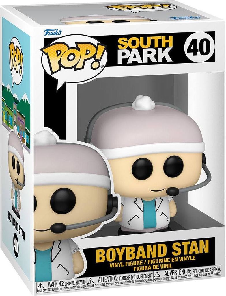 Statuetta Funko POP South Park 40 Boyband Stan Immagine del prodotto 