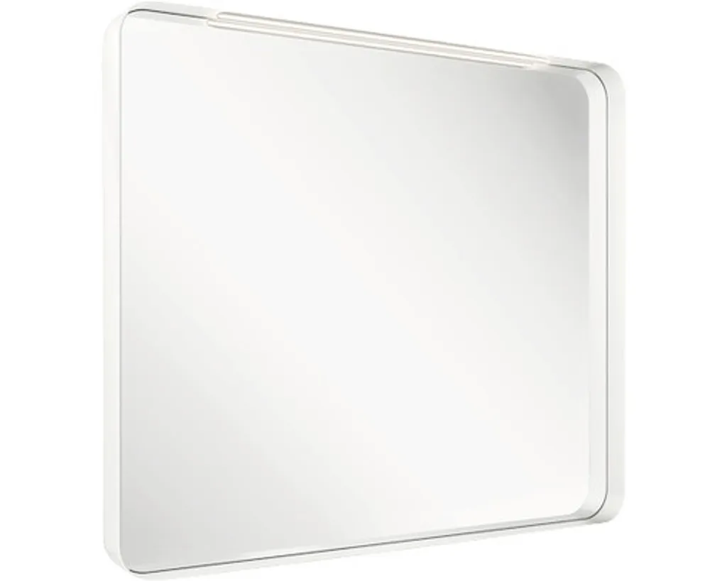 Miroir éclairage LED RAVAK Strip 60x70 cm avec cadre argenté élégant