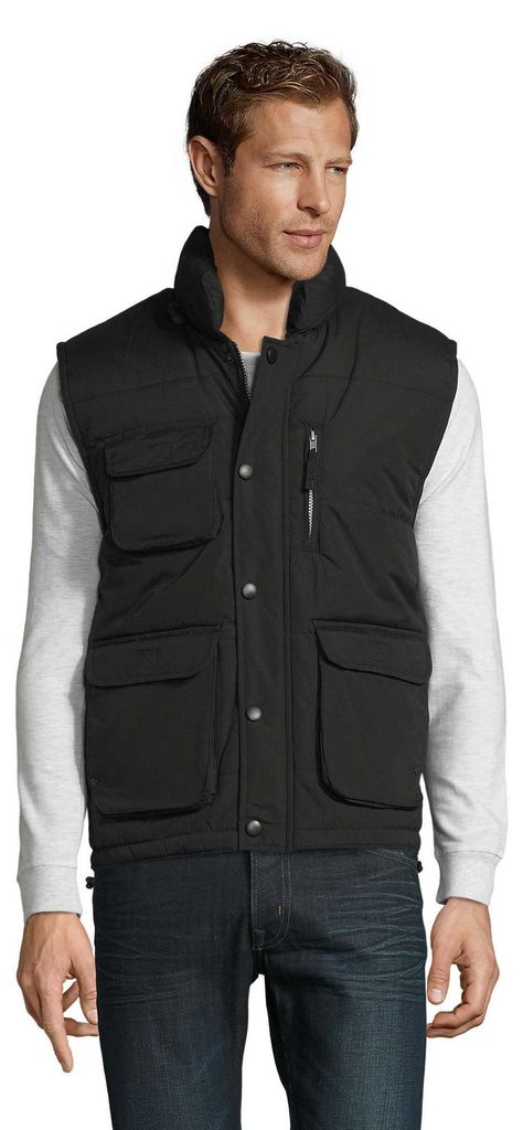 SOLS - "Viper" Weste für Herren/Damen Uni LT1740 (M) (Schwarz)