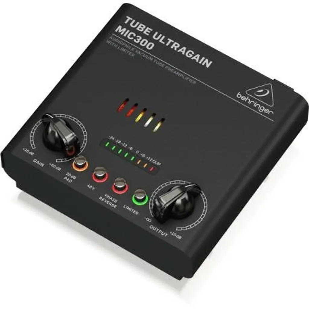 Behringer MIC300 Tube Ultragain - Preamplificatore Microfonico Valvolare