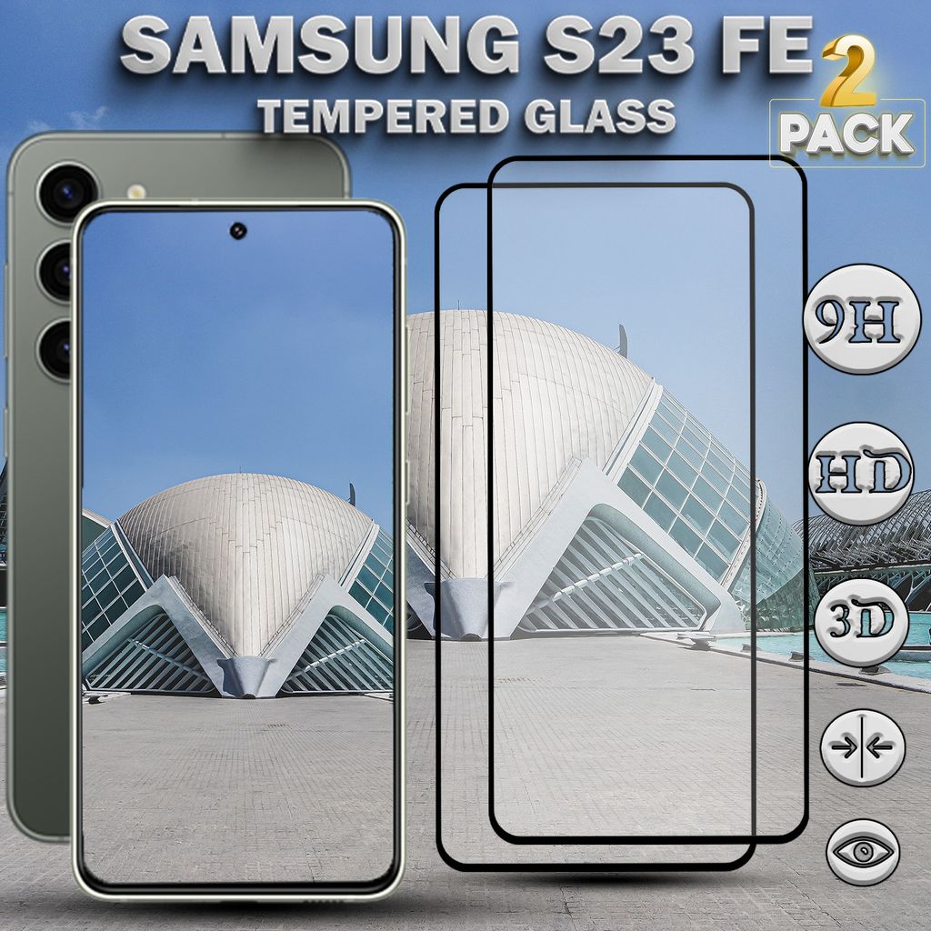 2 balení Samsung Galaxy S23 FE - 9H tvrzené sklo - Vysoce Obrázek produktu 