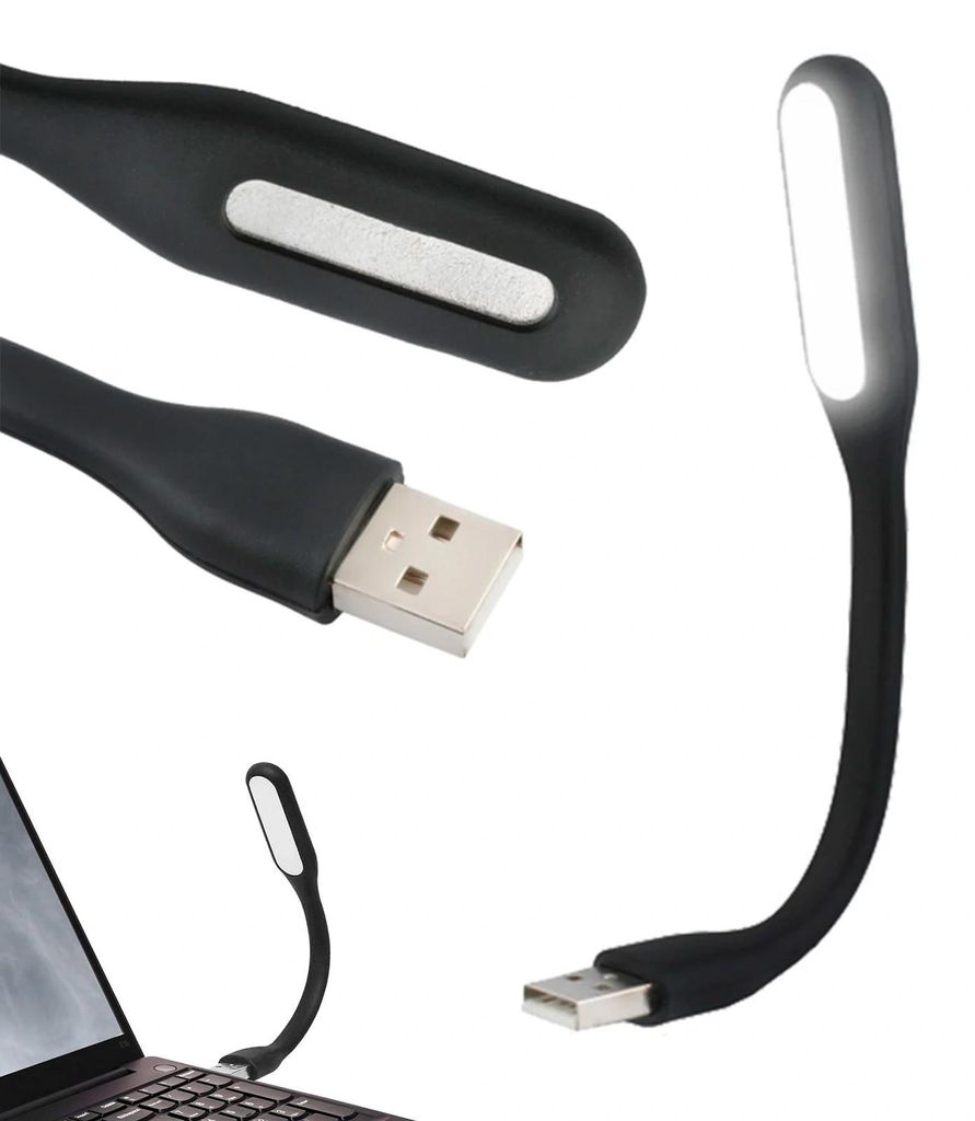 USB LED Lampe Laptopleuchte Leselampe flexibel Silikon 6 Produktbild 