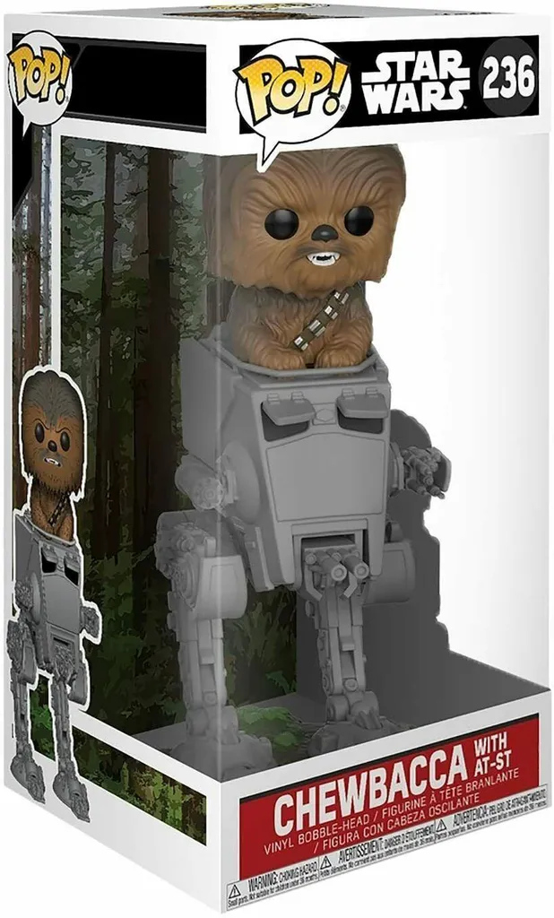 Star Wars Chewbacca en AT-ST Figurine Deluxe Vinyle Détails Authentiques - 8
