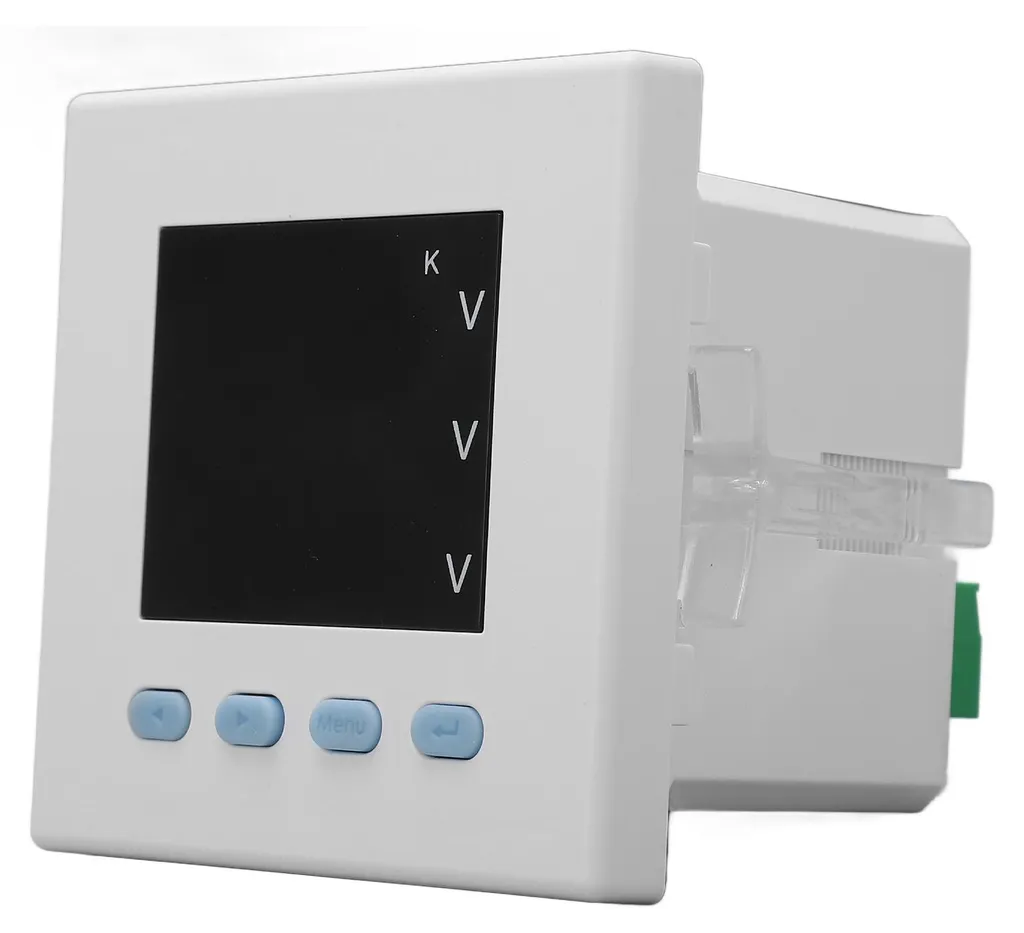 Éviter les surtensions avec ce voltmètre numérique triphasé blanc intelligent