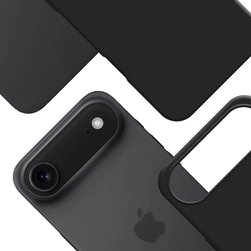 Custodia iPhone 17 Air 3mk Hardy Magsilicone - Grafite Sofisticato - 8