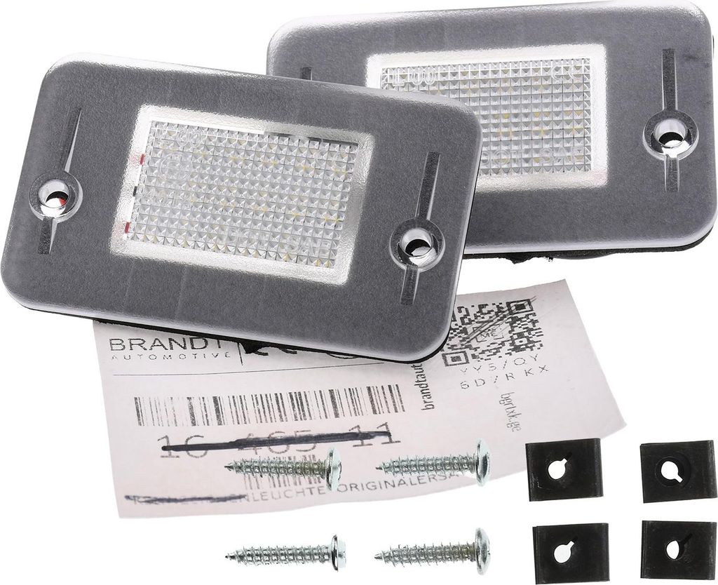 BRANDT AUTOMOTIVE Kennzeichenleuchten LED kompatibel mit Land Rover Discovery I LJ 89-98 Discovery II L318 98-04
