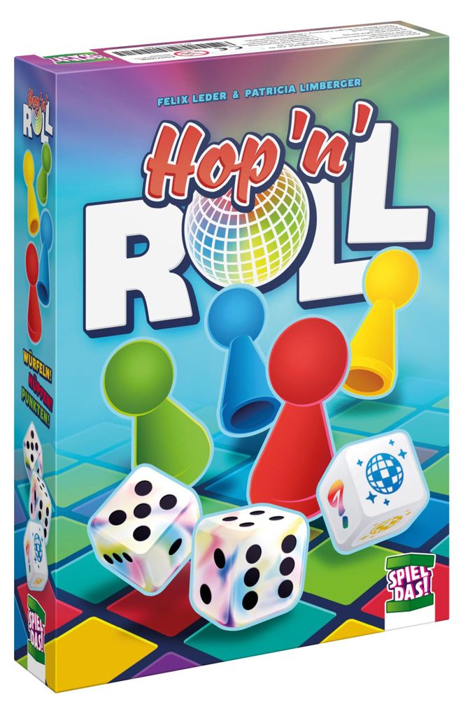 SPIEL DAS! Verlag - Hop `N `Roll - Roll & Write - 2-6 Produktbild 