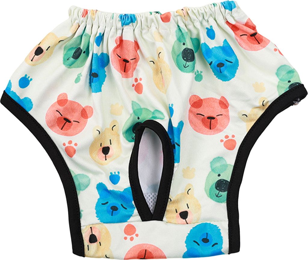 Menstruationshose für Haustiere, Windelshorts für Hündinnen, Hygienehosen, elastische physiologische Höschen, Cartoon-Muster, atmungsaktive Wel...