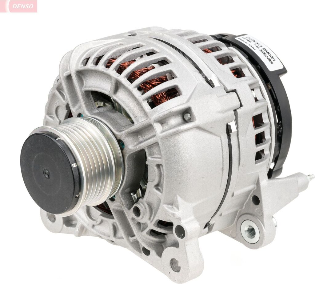 DENSO DAN3001 Lichtmaschine Generator LiMa 140A 14V für VW GOLF VI (5K1) Golf V Schrägheck (1K1) Polo Schrägheck (6R1, 6C1) TOURAN (1T1, 1T2) TI...