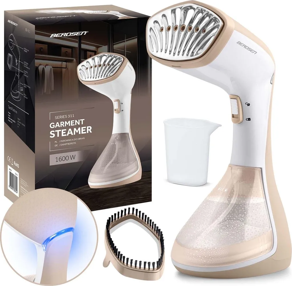 Défroisseur vapeur 26 g/min avec réservoir amovible 230ml et chauffe rapide
