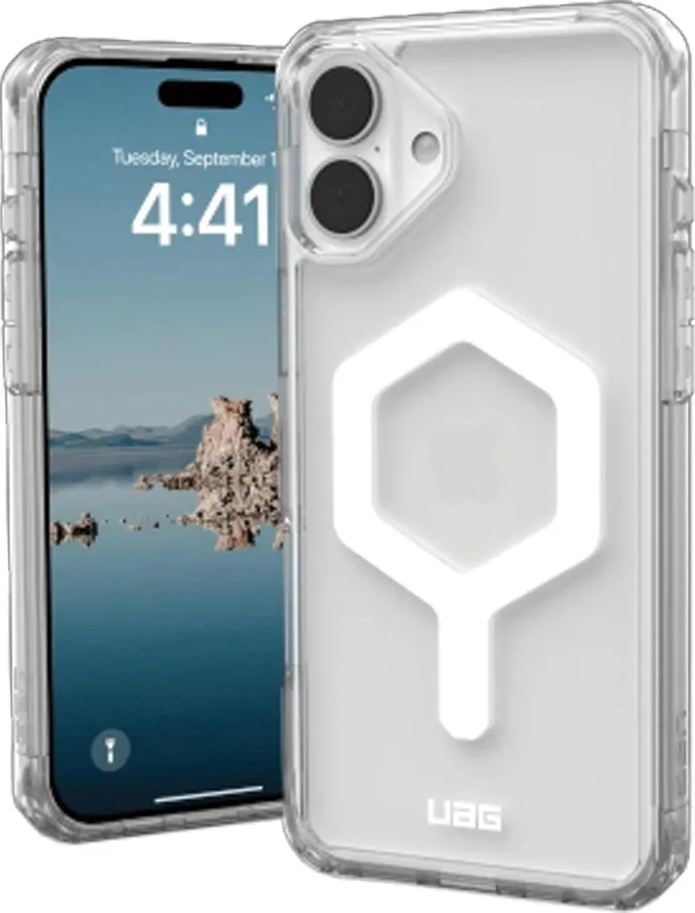 UAG Plyo iPhone 16 Plus Bianco: Cover MagSafe Anturto Professionale