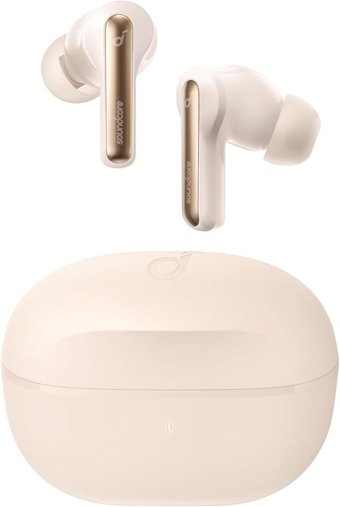 In Ear Kopfhörer kabellos, Hybride Aktive Geräuschunterdrückung, 4 Mikrofone, 10mm Audiotreiber, Individueller EQ in App, 40H Akku, Bluetooth 5.2