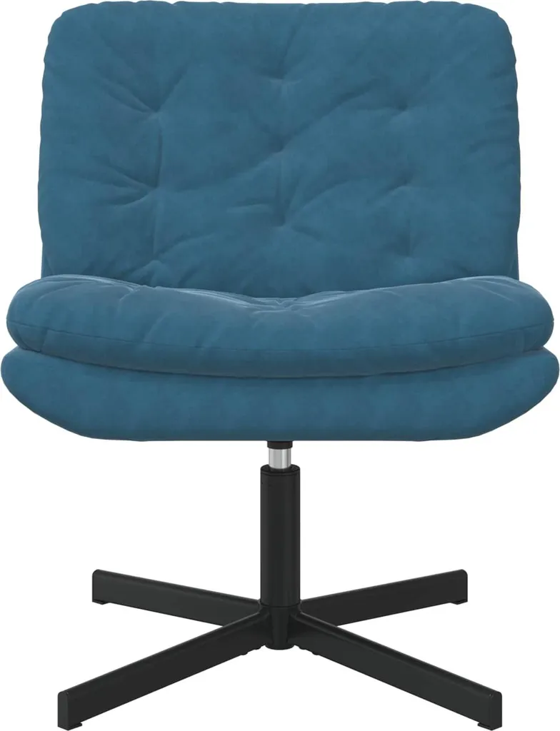 Sedia Relax Girevole vidaXL Velluto Blu: Il Tuo Angolo di Pace