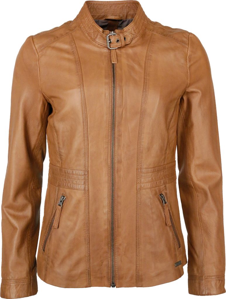 Mustang Lederjacke Gloria Damen cognac XXL
