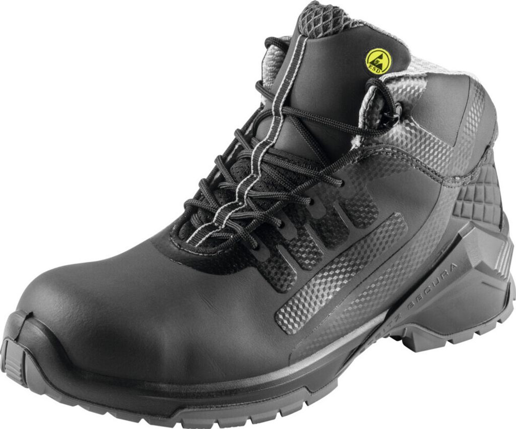 Steitz SECURA Schnürstiefel schwarz VD 3800 SST ESD, S2 NB, Produktbild 