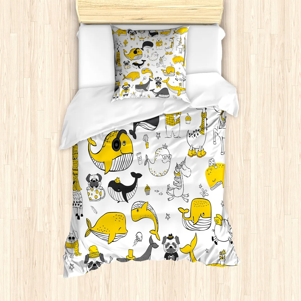 Housse de couette anti-acariens 135x200 cm pour personnes allergiques