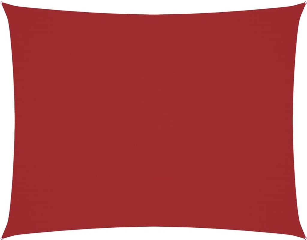 vidaXL Sonnensegel Oxford-Gewebe Rechteckig 3,5x5 m Rot