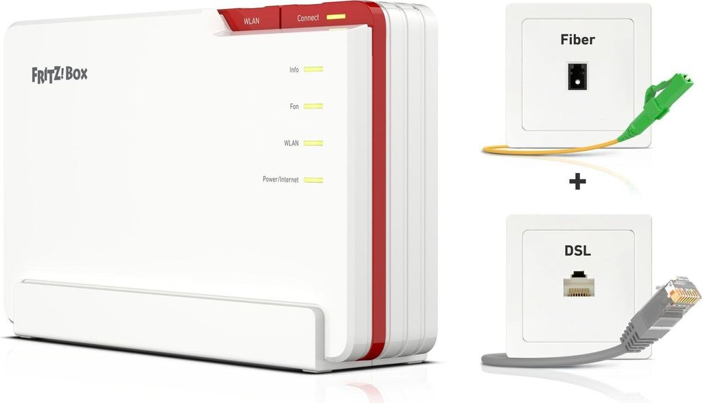AVM FRITZ!Box 7590 Routeur Sans Fil Bi-bande  2,4 GHz / 5 GH 20002804 53472