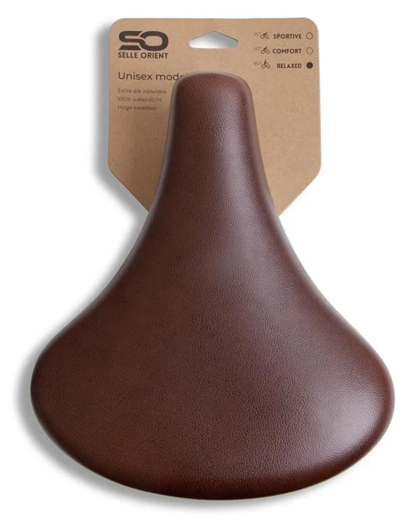 Selle Orient Sady City Confort - Selle de vélo de ville ergonomique noire