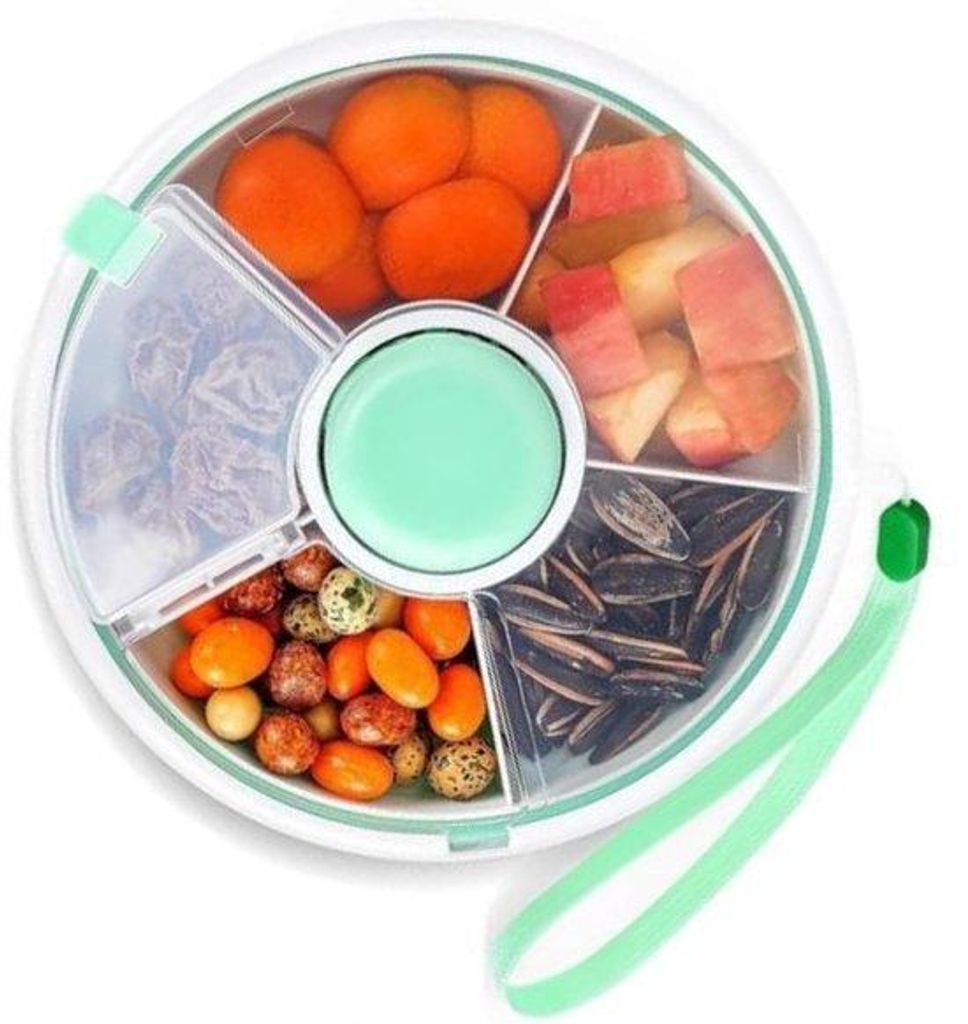 Boîte à snacks rotative - Récipient à snacks avec couvercle Image du produit 