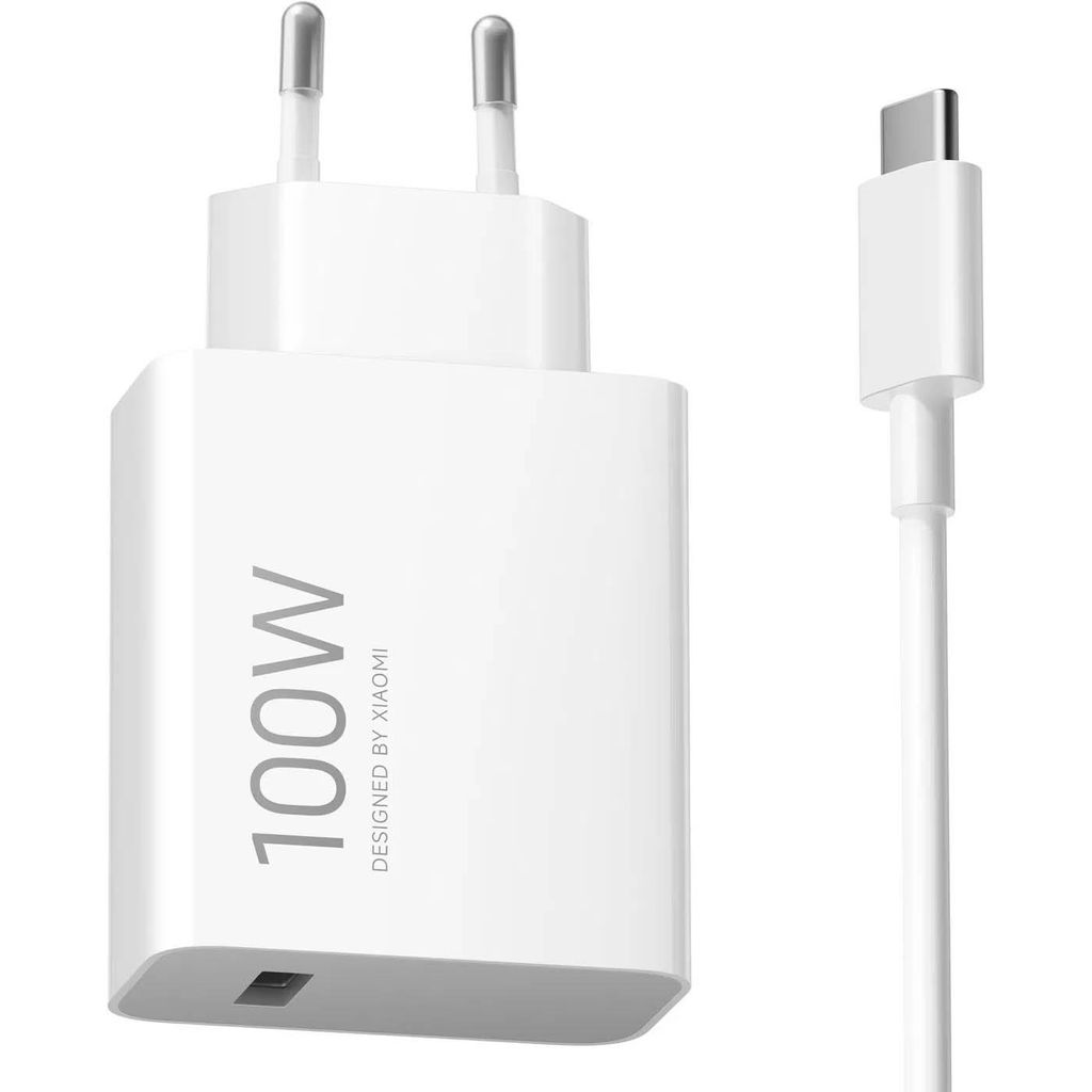 Original Xiaomi Mi, Poco, Redmi Note HyperCharge Adapter 100W GaN Ladegerät mit 2M USB-C Ladekabel
