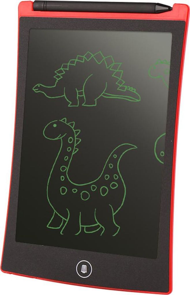 Zeichenblock für Kinder, LCD-Schreibtablett, abwischbare Kritzeltafel,red