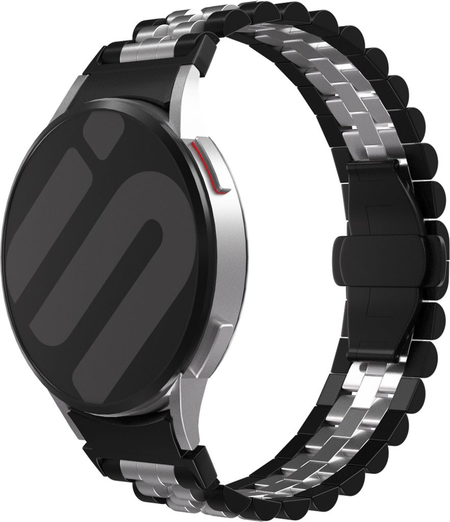 Strap-it Jubilee-Metallgliederarmband – für Samsung Galaxy Watch 7 (40 und 44 mm) / Watch 6 (Classic) / Galaxy Watch 5 (Pro) / Watch 4 (Classic)...