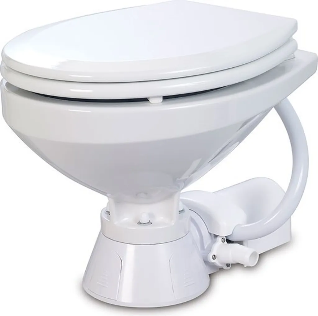 Toilettes marines électriques 24V Jabsco avec grande cuvette confort