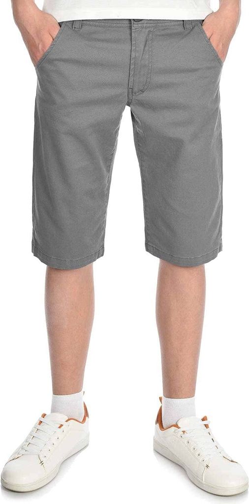 BEZLIT Kinder Jungen Chino Shorts Grau 110