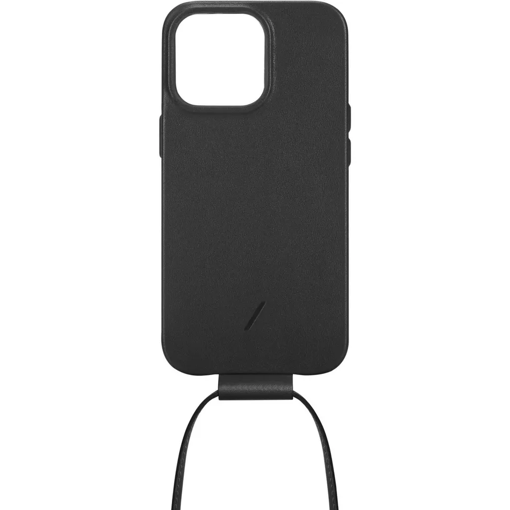 Bandoulière Cuir Native Union Clic Case Noir - Réglable et Résistante