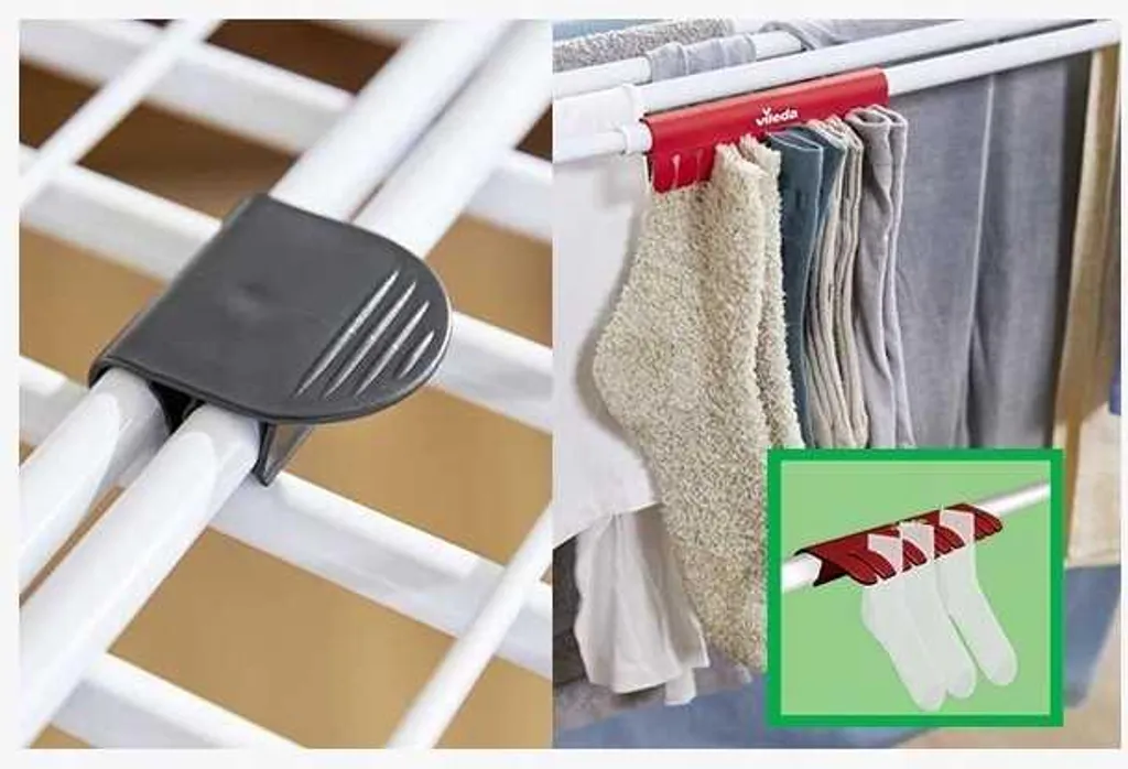 Vileda Infinity Flex Étendoir à Linge Extensible Grande Capacité 30m - 11