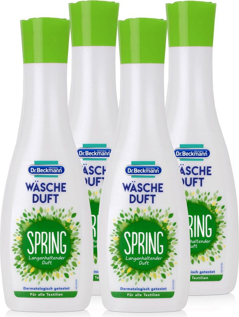 Dr.Beckmann Wäsche Duft Spring 250ml - Für alle Textilien geeignet (4er Pack)