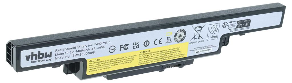 vhbw Akku kompatibel mit Lenovo IdeaPad Y590P, Y590, Y590N, Produktbild 