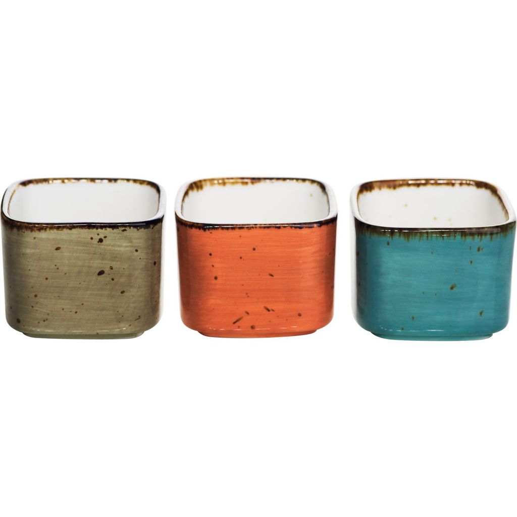 Cosy & Trendy Dipschalen Brisbane 6 x 6 cm - 3 Stück