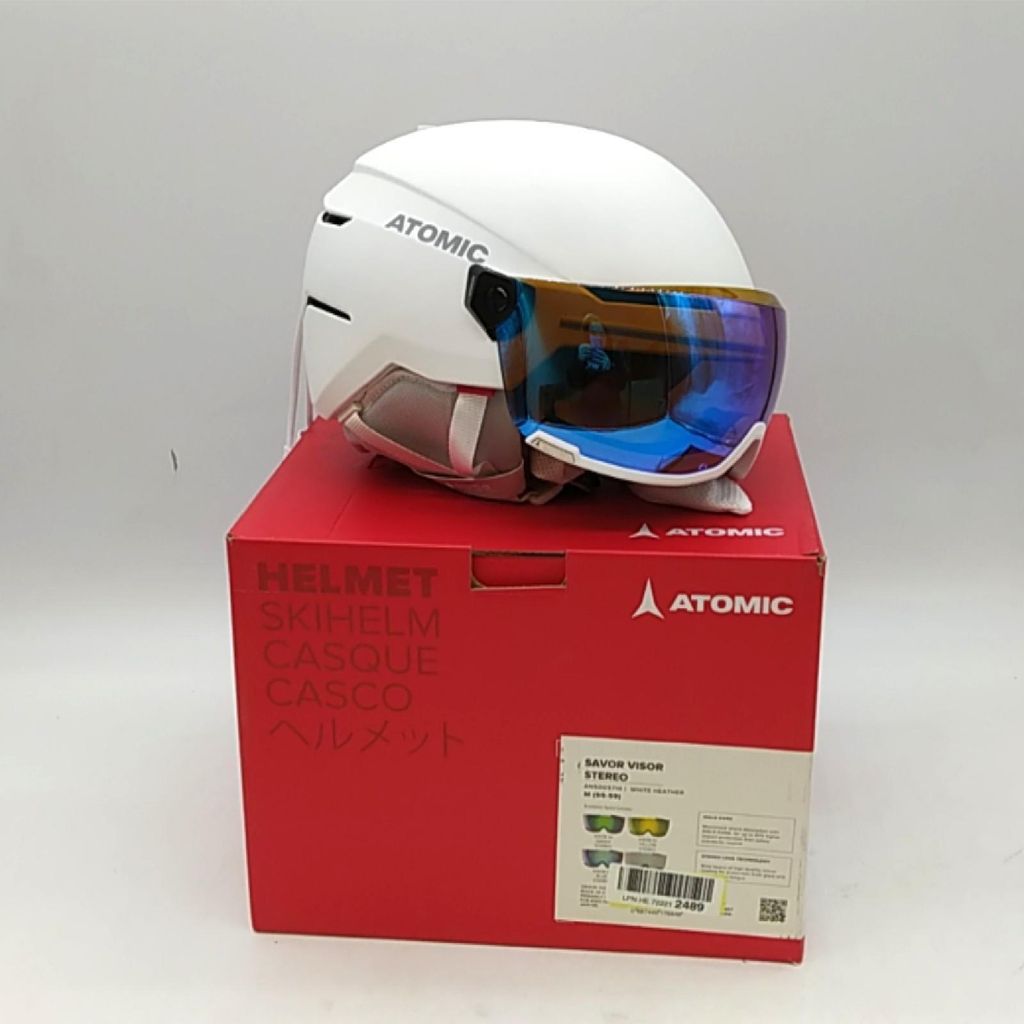 ATOMIC Skihelm Visier SAVOR VISOR STEREO Weiß Heather Produktbild 