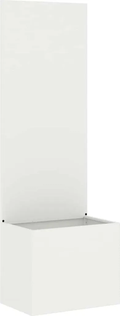 Divisorio Esterno vidaXL Bianco 150cm | Schermo Privacy Acciaio Design